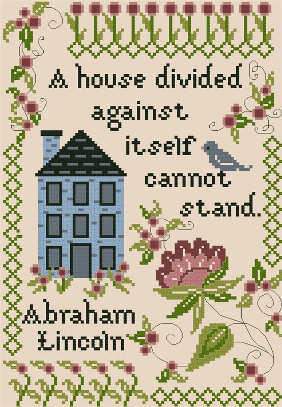 (image for) Inspirational Samplers A House Divided